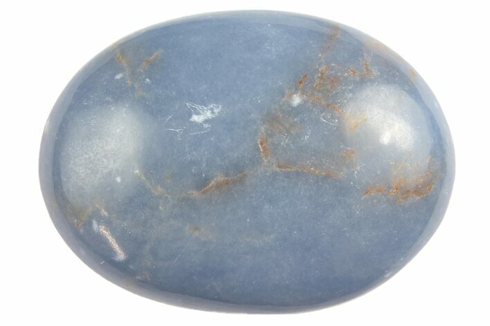 Polished Angelite (Blue Anhydrite) Pocket Stones - 1 3/4" to 2 1/4"  - Photo 1